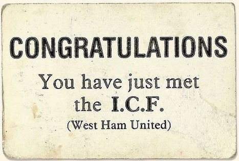 Close encounter with the West Ham ICF hooligans